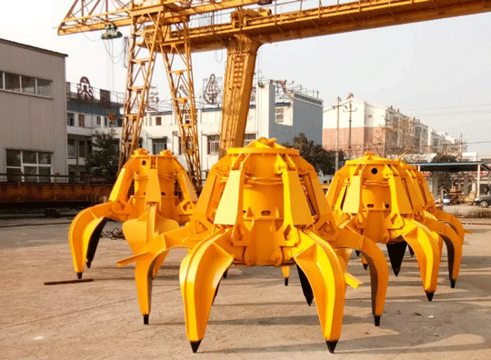 Crane Hydraulic Grab